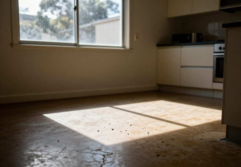 Ant trail in a Killarney Heights kitchen before treatment